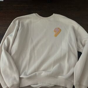 Starfit Cream Crewneck